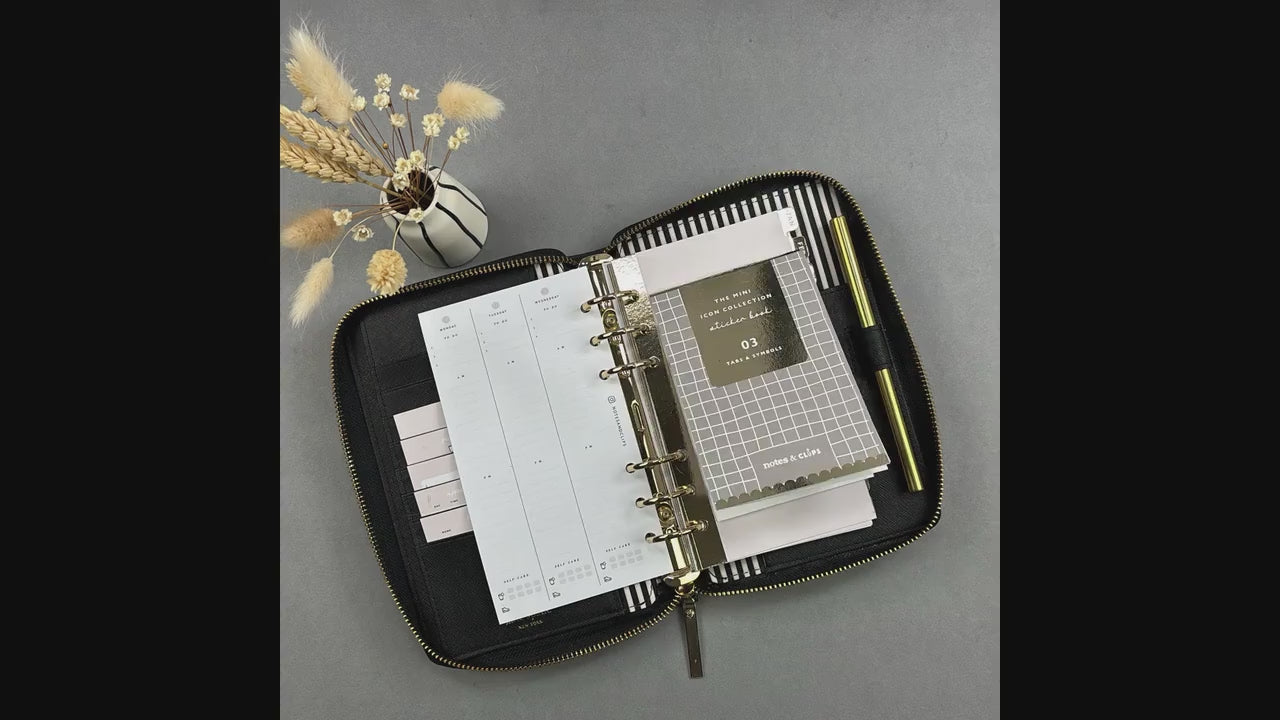 Tabs and Symbols Sticker Book: Mini Planner Stickers