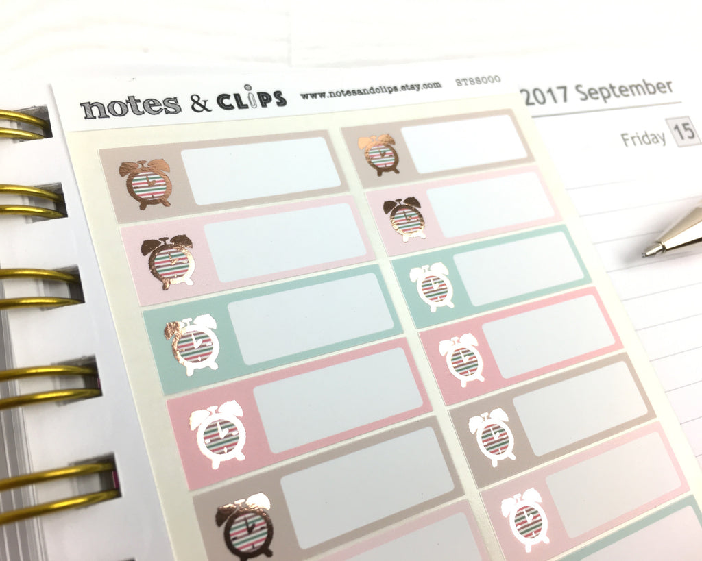 Appointment Stickers - Notes & Clips