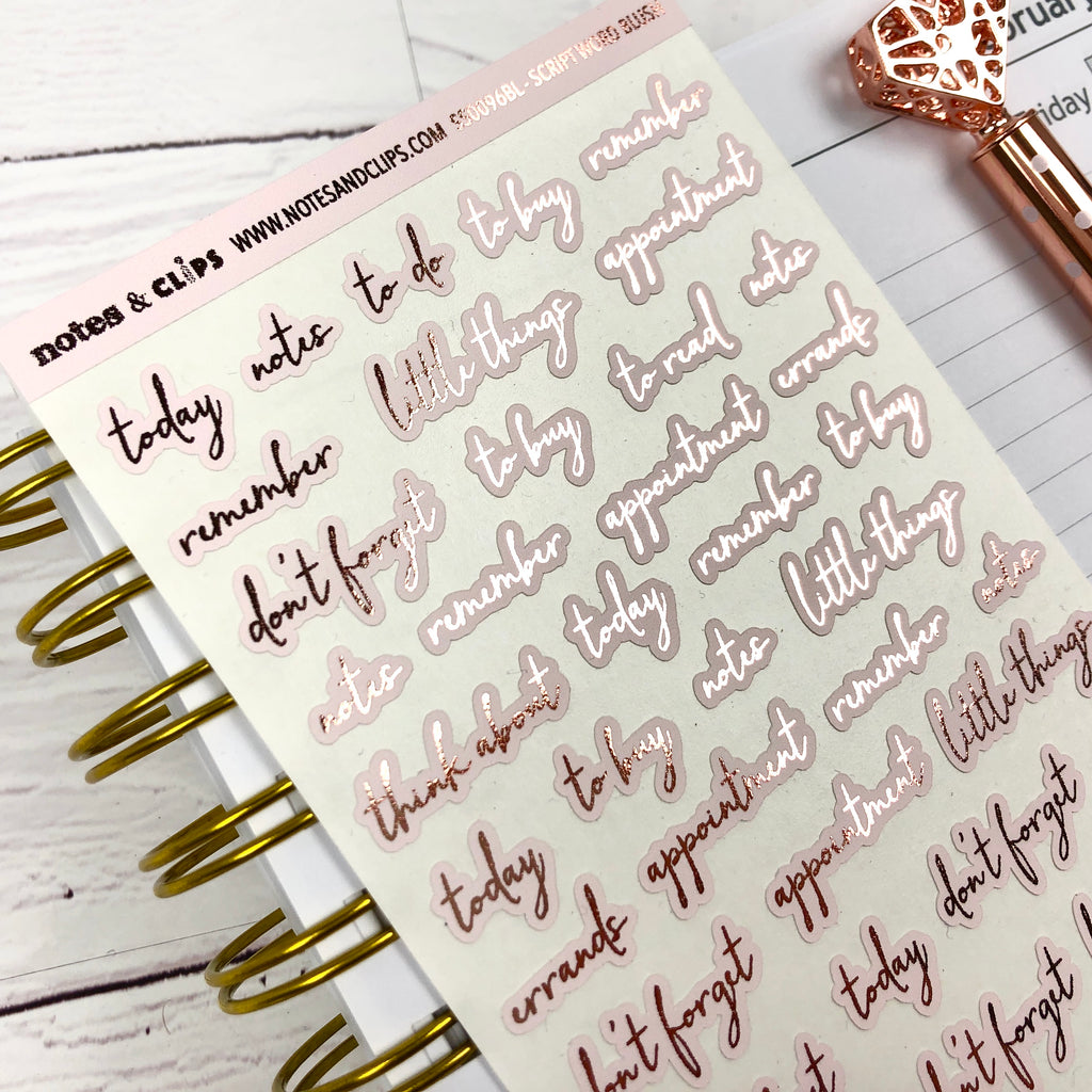Meeting Script Planner Stickers / 30 Gold Foiled Text Headers (1.5) / Work  Schedule / Essential Productivity Life Planner Stickers/Bullet Bujo  Journal/TODO to do Appointments - Yahoo Shopping