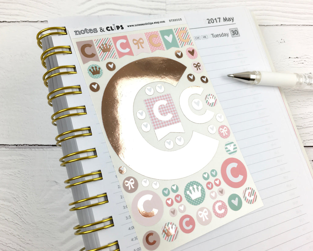 Alphabet Stickers - Notes & Clips