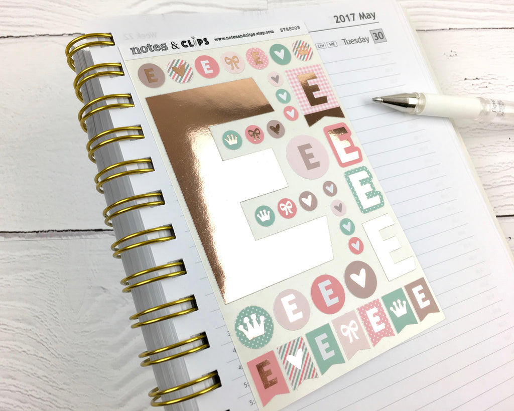 Alphabet Stickers - Notes & Clips