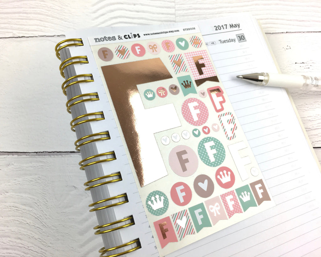 Alphabet Stickers - Notes & Clips