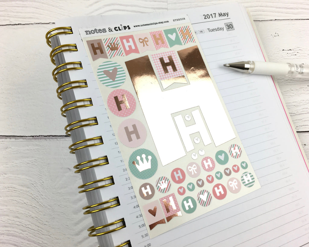 Alphabet Stickers - Notes & Clips