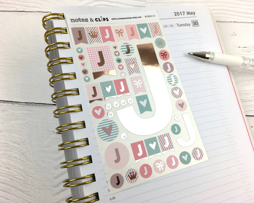 Alphabet Stickers - Notes & Clips