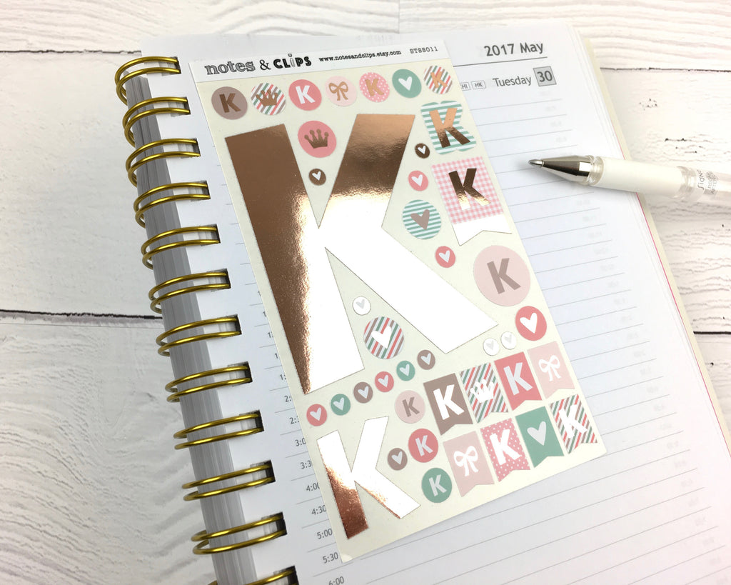 Alphabet Stickers - Notes & Clips