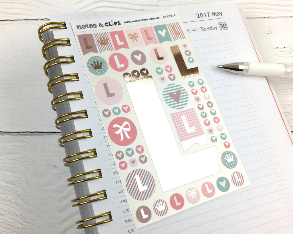 Alphabet Stickers - Notes & Clips