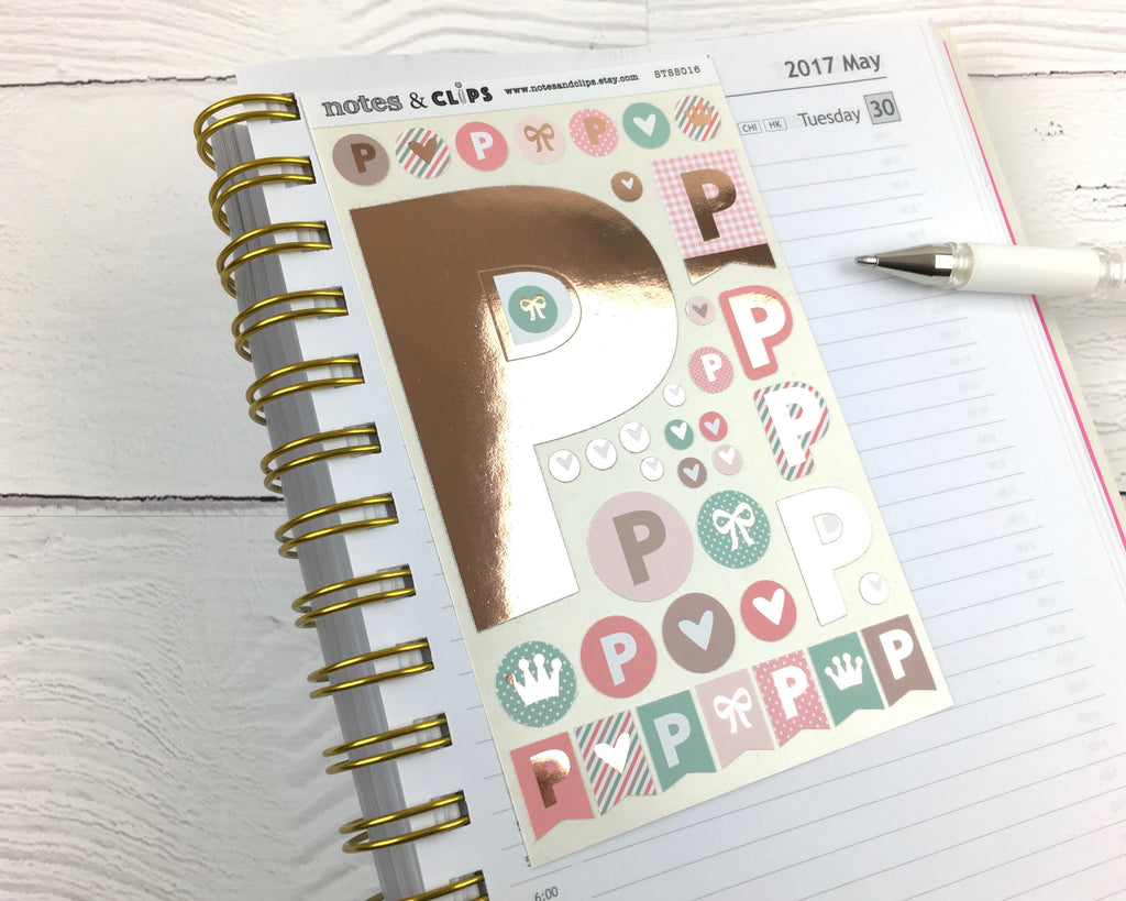 Alphabet Stickers - Notes & Clips