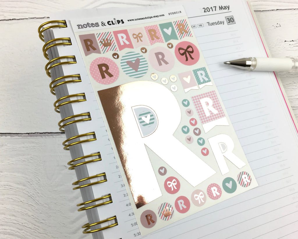 Alphabet Stickers - Notes & Clips