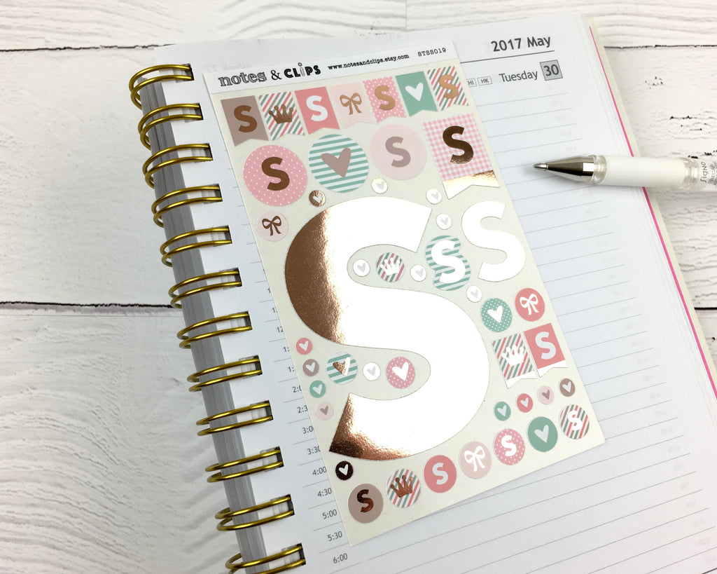 Alphabet Stickers - Notes & Clips