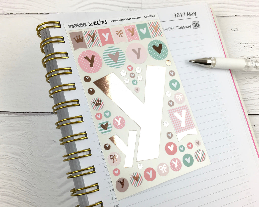 Alphabet Stickers - Notes & Clips