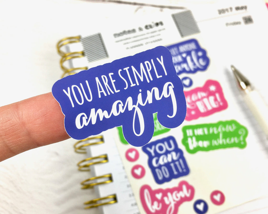 Bright Motivation Stickers - Notes & Clips