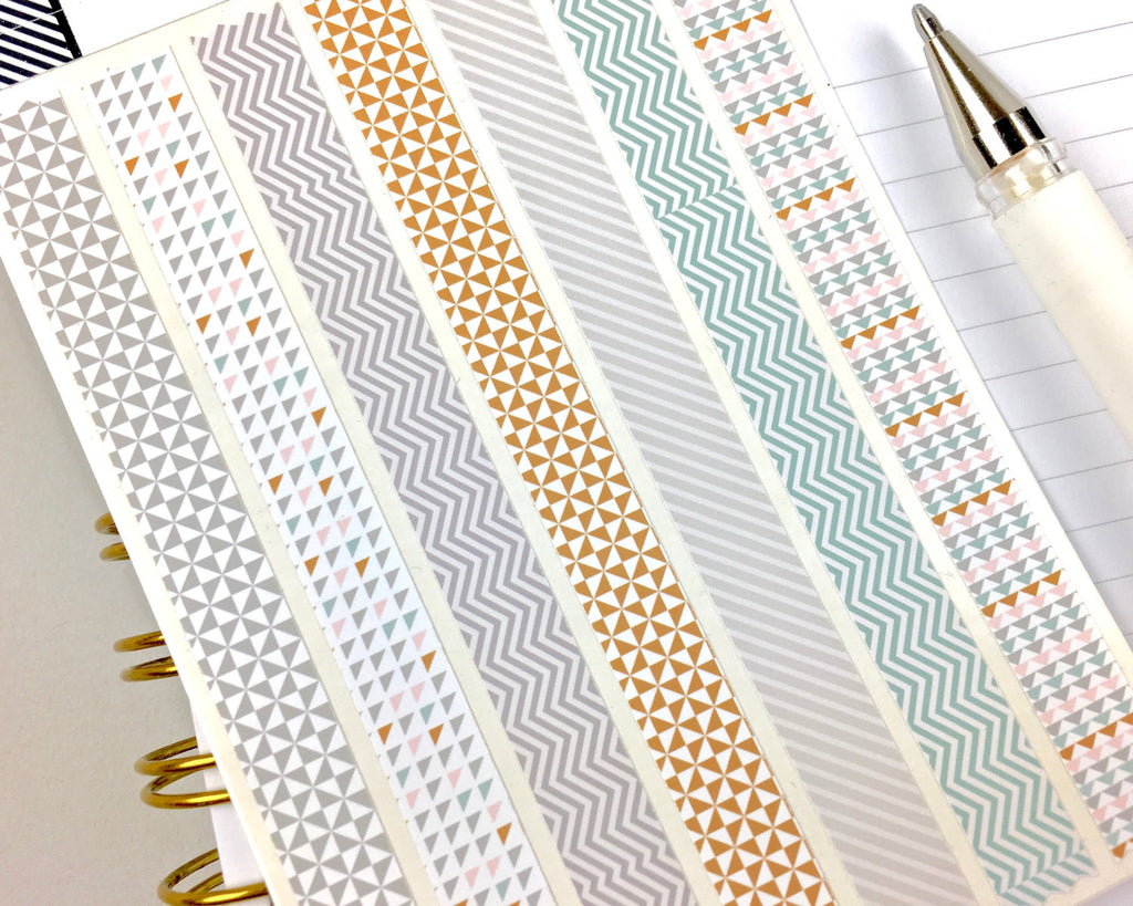 Washi Sticker Strips - Notes & Clips