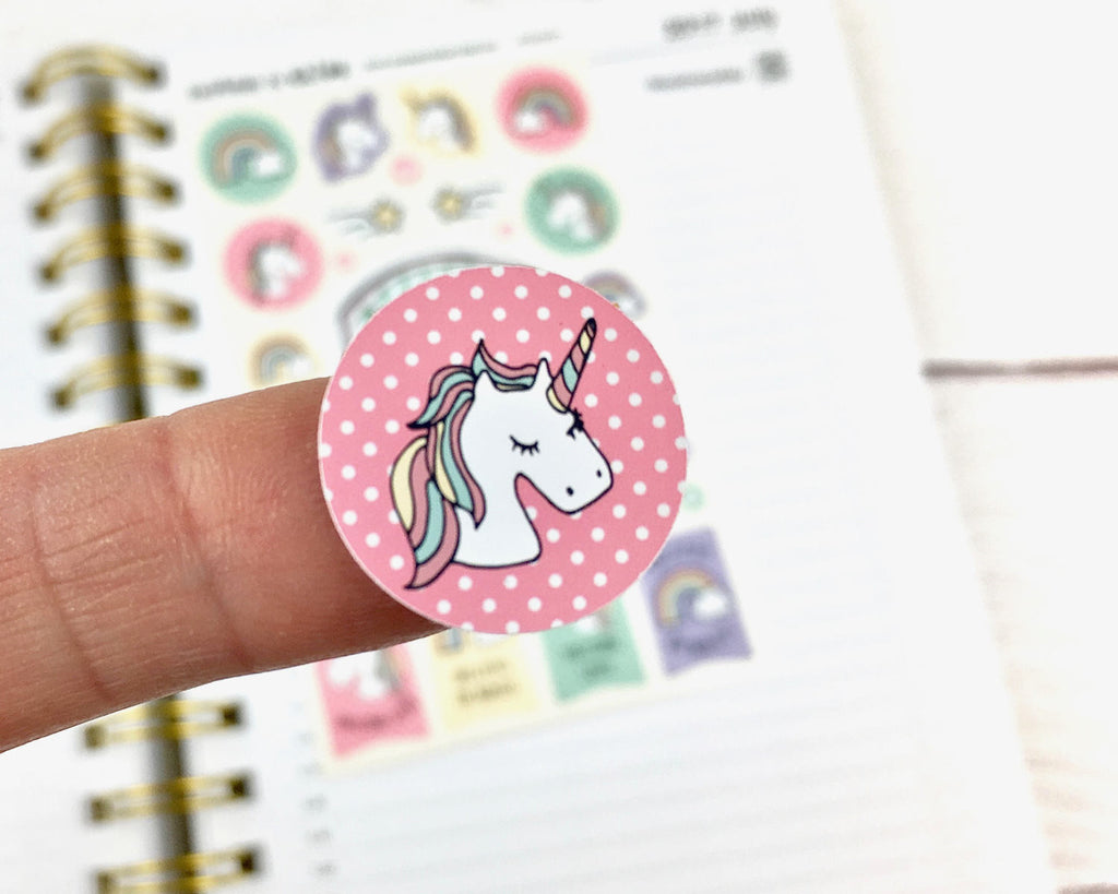 Unicorn Stickers - Notes & Clips