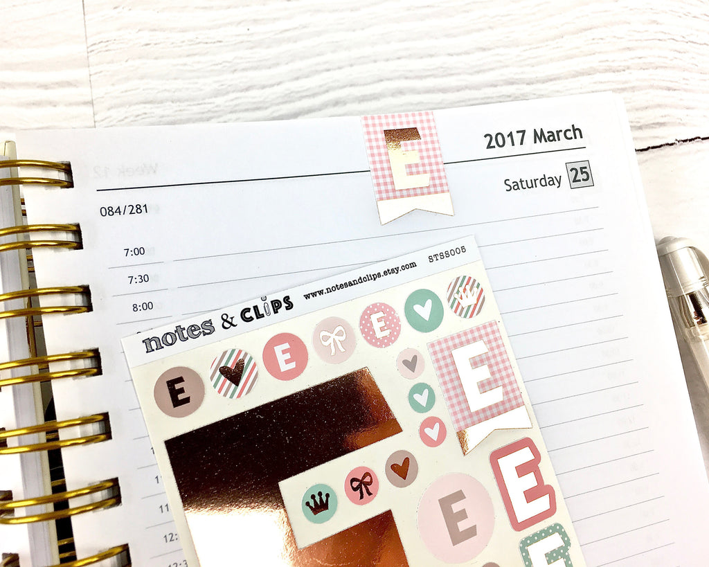 Alphabet Stickers - Notes & Clips