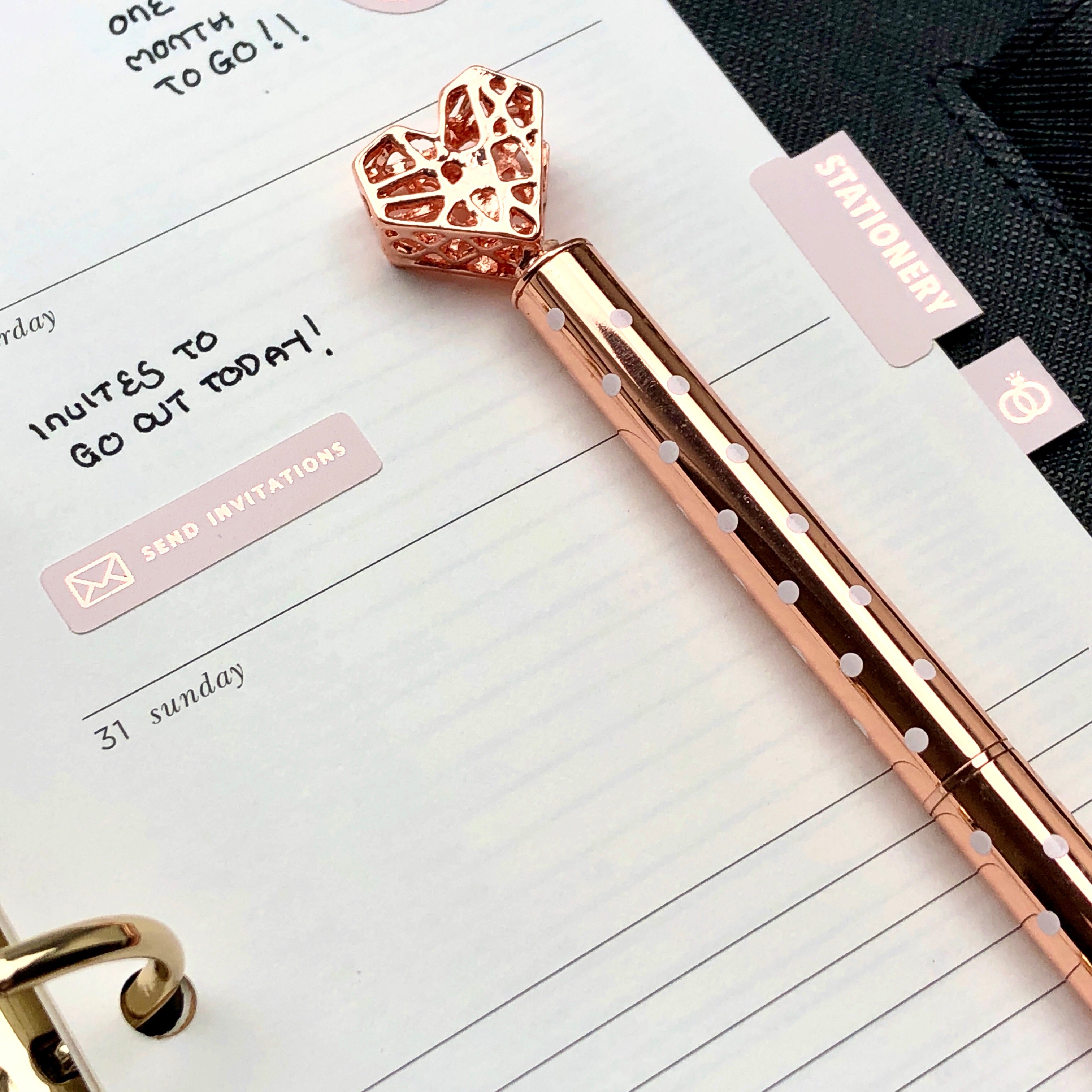 Foiled Wedding Task Stickers - Wedding Planning